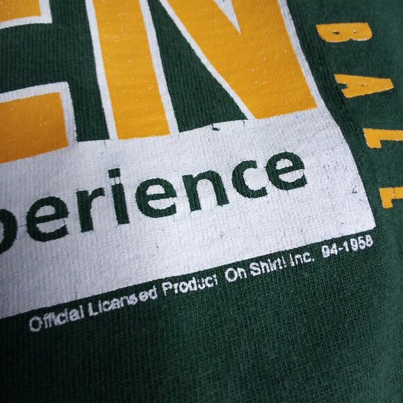 Vintage Oregon Ducks Gang Green Rose Bowl 1995 T-Shirt - Picture 3 of 6